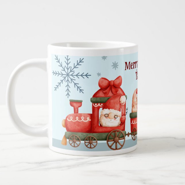 Scandinavian Holiday Decor & Gifts Giant Coffee Mug (Left)