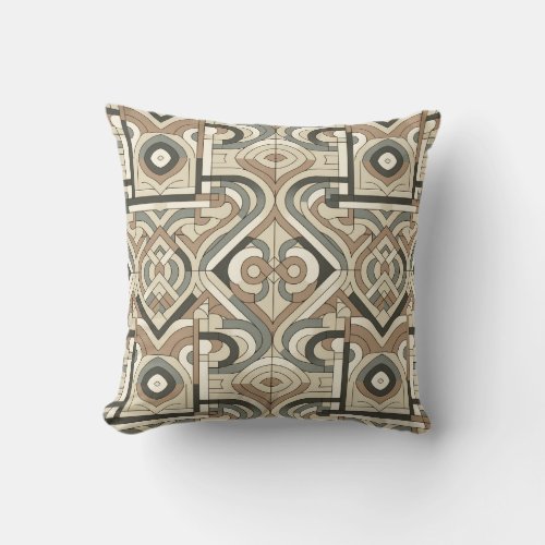 Scandinavian_Inspired Geometric Pattern Pillow