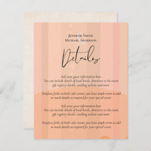 Scandinavian Japandi Modern Abstract Wedding