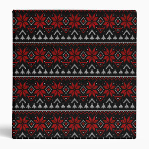 Scandinavian, knitting 3 ring binder