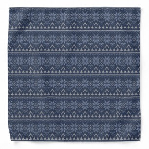 Scandinavian, knitting bandana