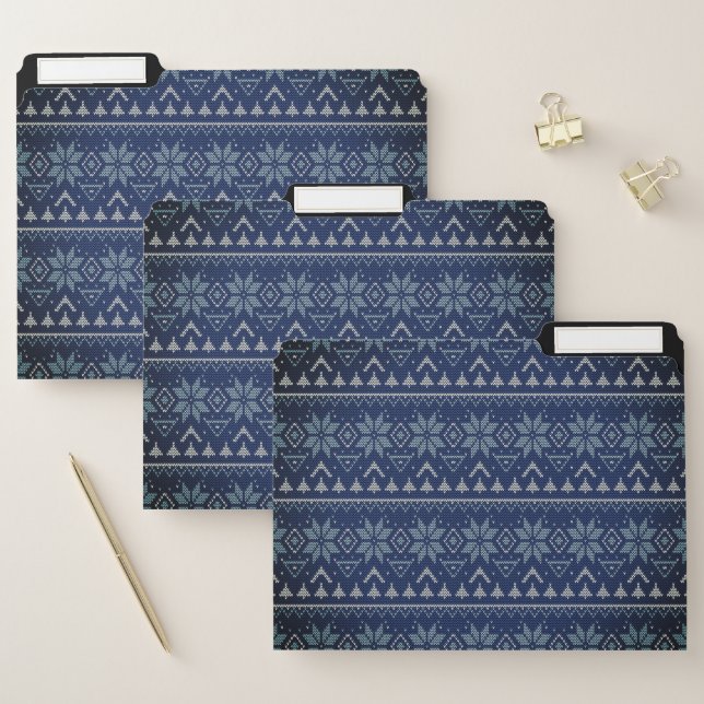 Scandinavian, knitting file folder (Set)