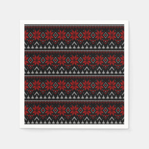 Scandinavian, knitting napkins