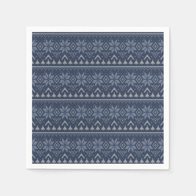 Scandinavian, knitting napkins (Front)