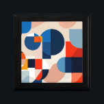 Scandinavian Mid Century Geometric Abstract Art Gift Box<br><div class="desc">Scandinavian modern mid century inspired Geometric minimalist shapes abstract pattern art</div>