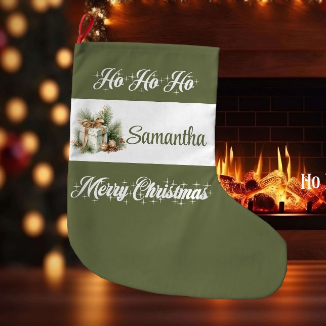 Scandinavian Minimal Christmas Stocking (Scandinavian Minimal Christmas Stocking)