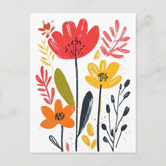 Scandinavian Minimalist #182 Postcard (Front)