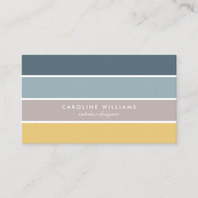 Scandinavian minimalist elegant modern lines card (Front)