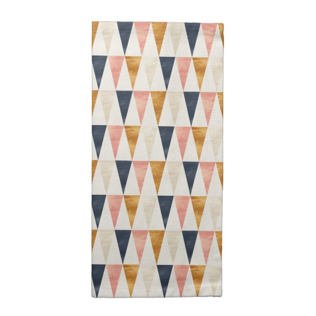 Scandinavian Navy Flag Pattern Cloth Napkin (Half Fold)