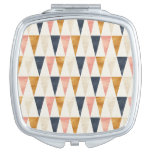 Scandinavian Navy Flag Pattern Compact Mirror