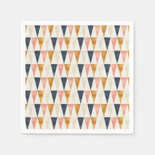 Scandinavian Navy Flag Pattern Napkins