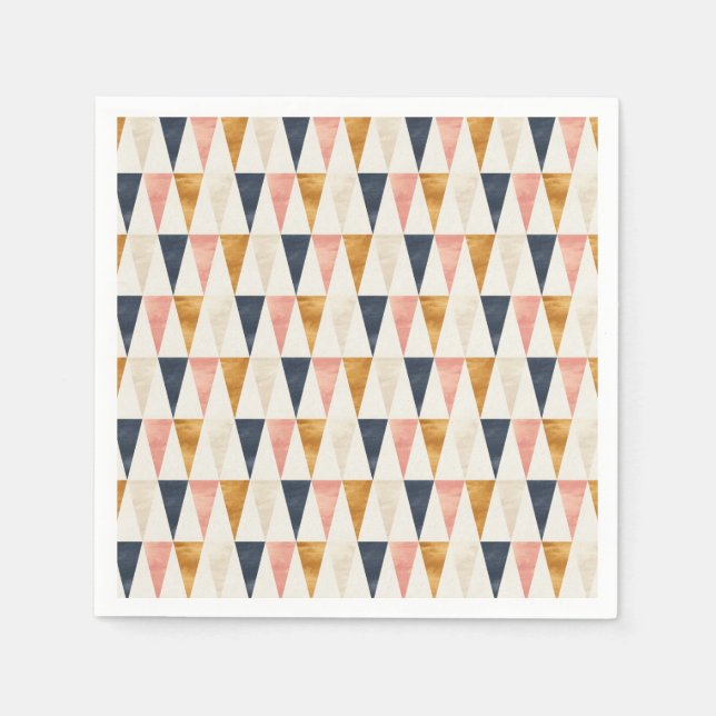 Scandinavian Navy Flag Pattern Napkins (Front)