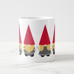 Scandinavian Nisse  Giant Coffee Mug