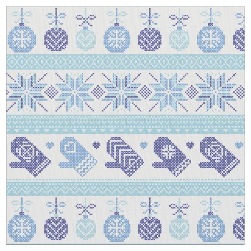 Scandinavian Nordic Christmas Pattern Fabric