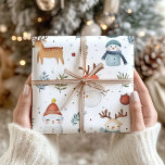Scandinavian Nordic Christmas Wrapping Paper<br><div class="desc">Add a playful and adorable touch to your holiday gifts with this Kawaii Nordic Christmas wrapping paper! Featuring charming Scandinavian-inspired patterns with cute characters, snowflakes, and cozy Nordic designs, this wrapping paper brings together the sweet style of Kawaii and the timeless elegance of Nordic holiday decor. Perfect for wrapping gifts...</div>