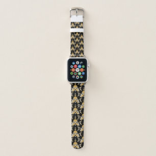 Scandinavian Owl Folk Art Apple Watch Band