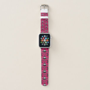 Scandinavian Owl Folk Art Gift Apple Watch Band
