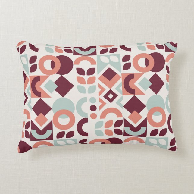 Scandinavian pattern design. Simple modern retro b Accent Pillow (Front)