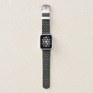  Scandinavian Pattern Fabric Art Apple Watch Band