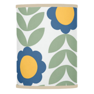 Scandinavian retro floral pattern,retro flower,vin lamp shade