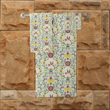 Scandinavian Rosemaling Monogram Pattern Nordic