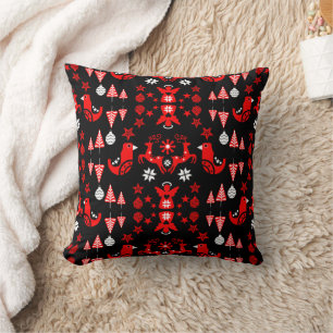 Scandinavian Seasonal Home Decor Throw Pillow