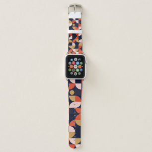 Scandinavian Simple Shapes Geometry Artwork Poster Apple Watch Band