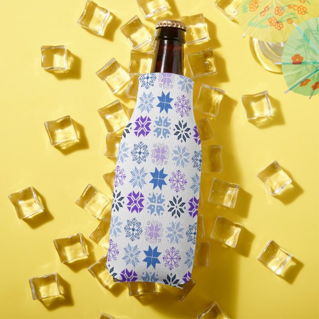 Scandinavian Snowflakes Bottle Cooler (In Situ Summer)