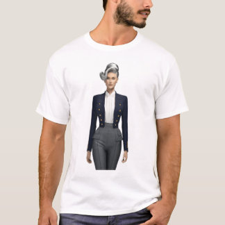 Scandinavian Stewardess The Best Work Of Art  T-Shirt