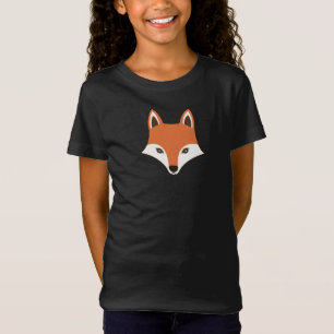 Scandinavian Style Cartoon Fox Face T-Shirt