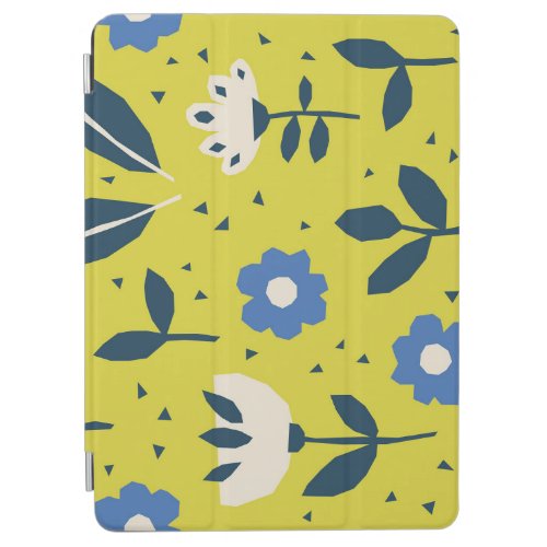 Scandinavian style floral seamless pattern iPad air cover