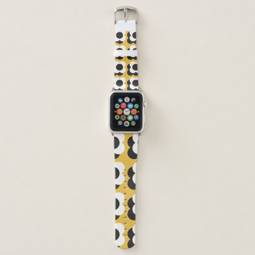 Scandinavian style floral vintage pattern apple watch band