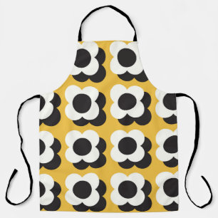 Scandinavian style, floral vintage pattern apron