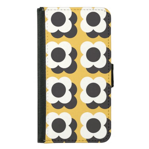 Scandinavian style floral vintage pattern samsung galaxy s5 wallet case