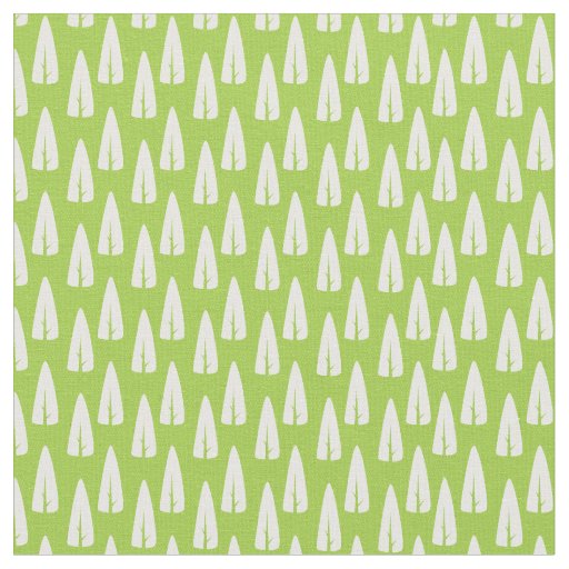Scandinavian Style Folk Art Tree Pattern Fabric