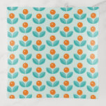 Scandinavian Style Geometric Orange Pattern Trinket Tray