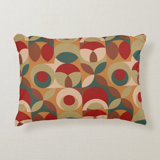 Scandinavian Style Geometry Minimal Artwork Accent Pillow (Front)