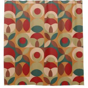 Scandinavian Style Geometry Minimal Artwork Shower Curtain