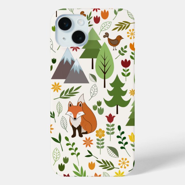 Scandinavian Style Illustrations on Crm Lg Pattern Case-Mate iPhone Case (Back)
