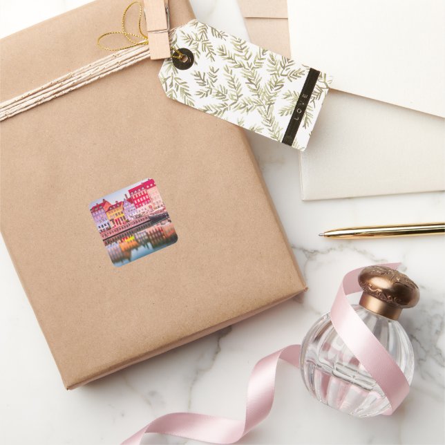 Scandinavian Style in Every Detail 🇩🇰✨ Square Sticker (Gifting)