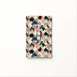 Scandinavian Style Mountain Pattern Light Switch Cover