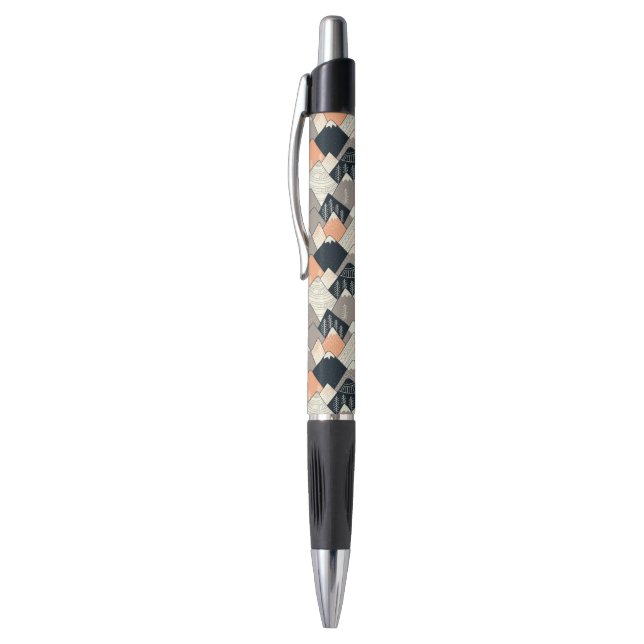 Scandinavian Style Mountain Pattern Pen (Top (Vertical))