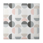Scandinavian Style Semi-Circle Pattern Ceramic Tile