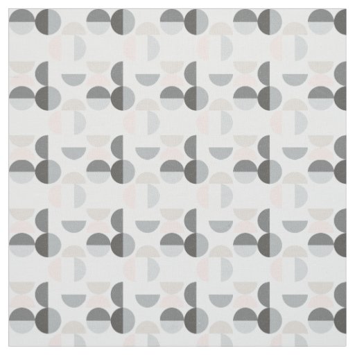 Scandinavian Style Semi-Circle Pattern Fabric
