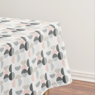 Scandinavian Style Semi-Circle Pattern Tablecloth