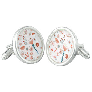 Scandinavian Summer Flowers Keepsake Cufflinks