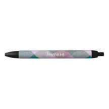 Scandinavian Teal Pink Personalized Custom