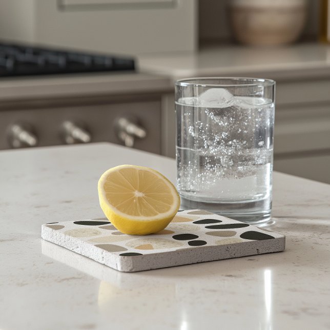 Scandinavian Terrazzo Stone Coaster (Creator Uploaded)