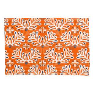 Scandinavian Tradition: Ethnic Floral Mosaic. Pillow Case