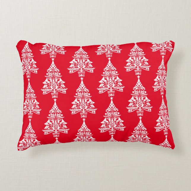 Scandinavian Traditional Christmas Decorations Accent Pillow (Front)